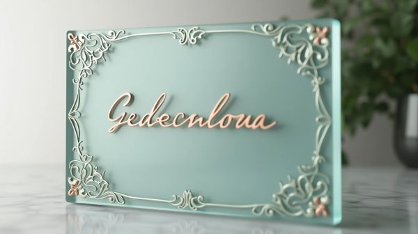 Optez pour une plaque funéraire en plexiglas durable et personnalisable